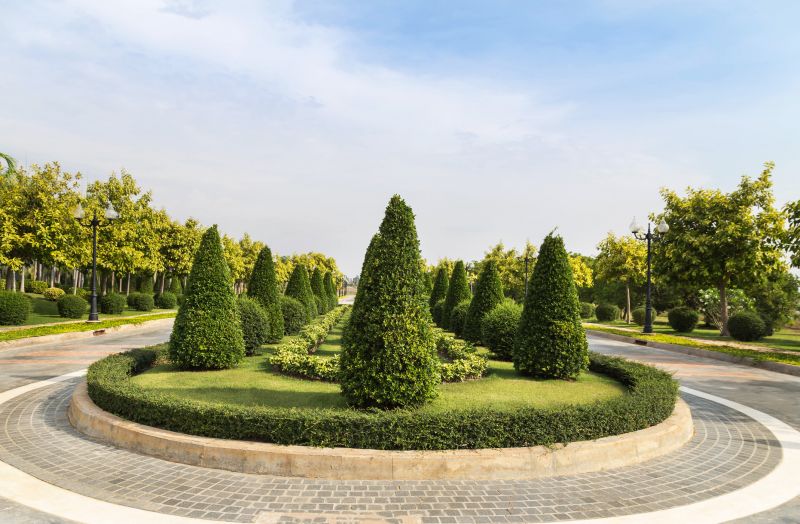 Trimmed Bushes with Symmetrical Shape